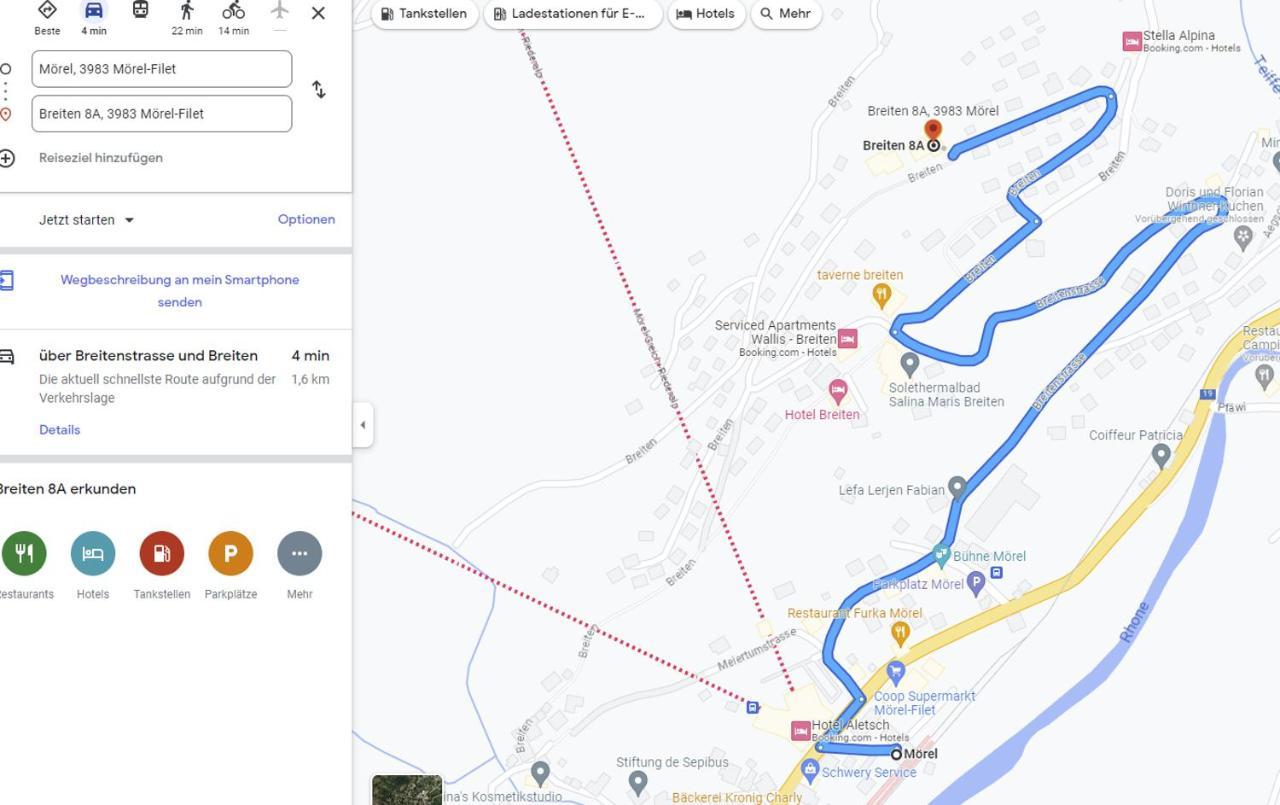 דירות Mörel Retreat Solohike מראה חיצוני תמונה